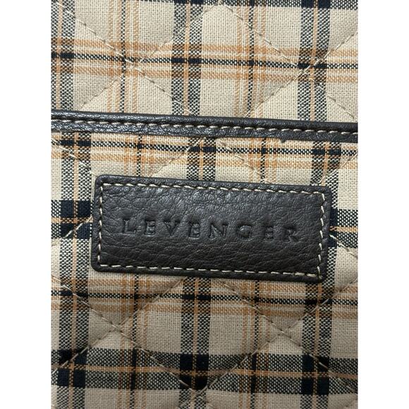 Levenger Tablet Ipad 3rd 4th generation Leather Zip Folio Case Brown - Picture 4 of 9